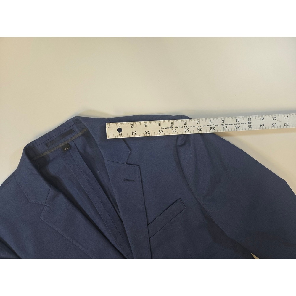 J.Crew Ludlow Blazer 40S Mens Navy Blue Larusmiani Italian Cotton Sport Coat - Picture 10 of 13